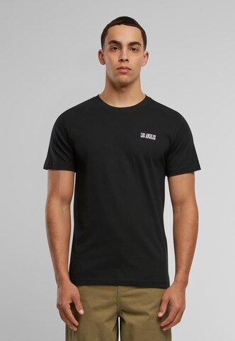 T-Shirt 'Los Angeles' Mister Tee en noir : devant