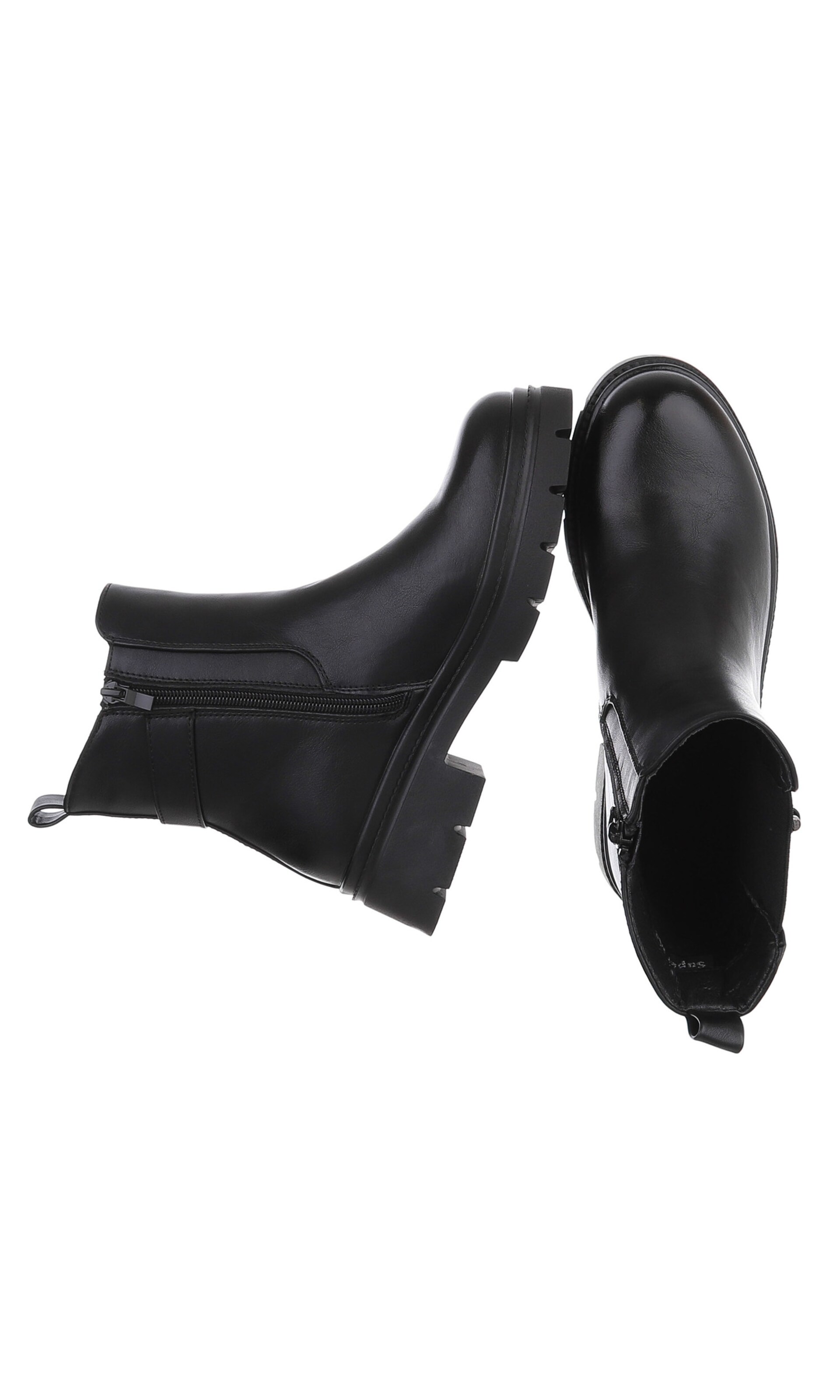 Ital-Design Ankle Boots in Black