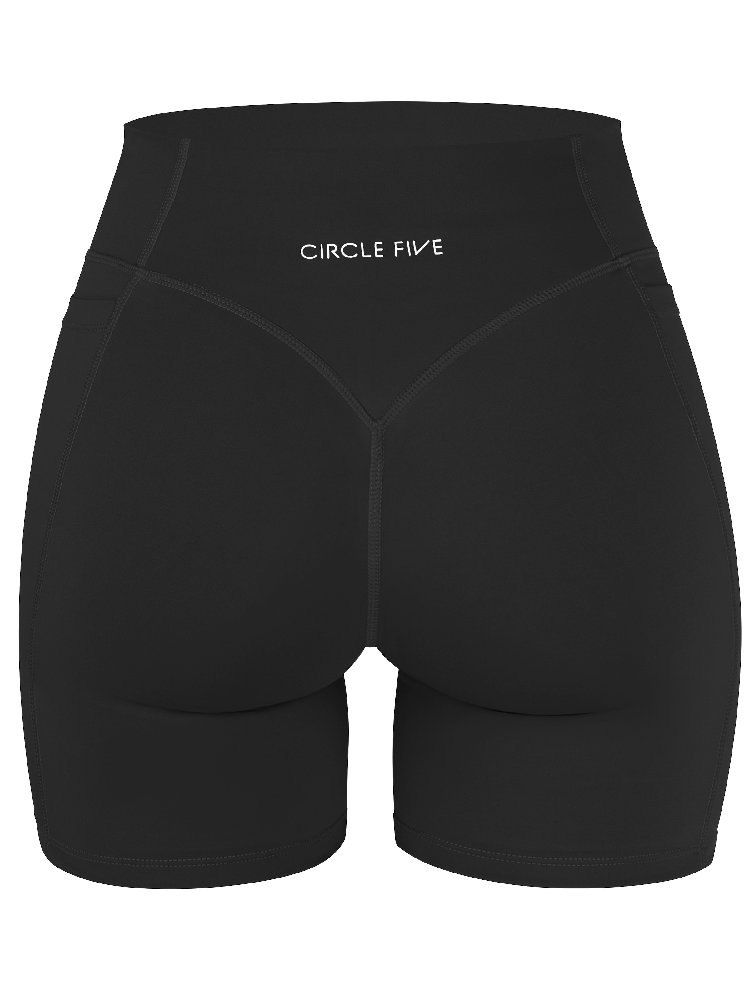 Circle Five Slimfit Sporthose in Schwarz