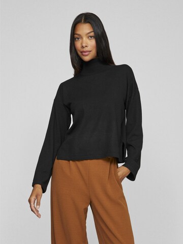 VILA Sweater in Black: front