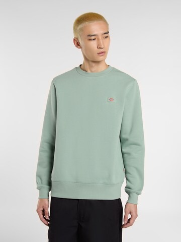 Felpa 'OAKPORT' di DICKIES in verde: frontale