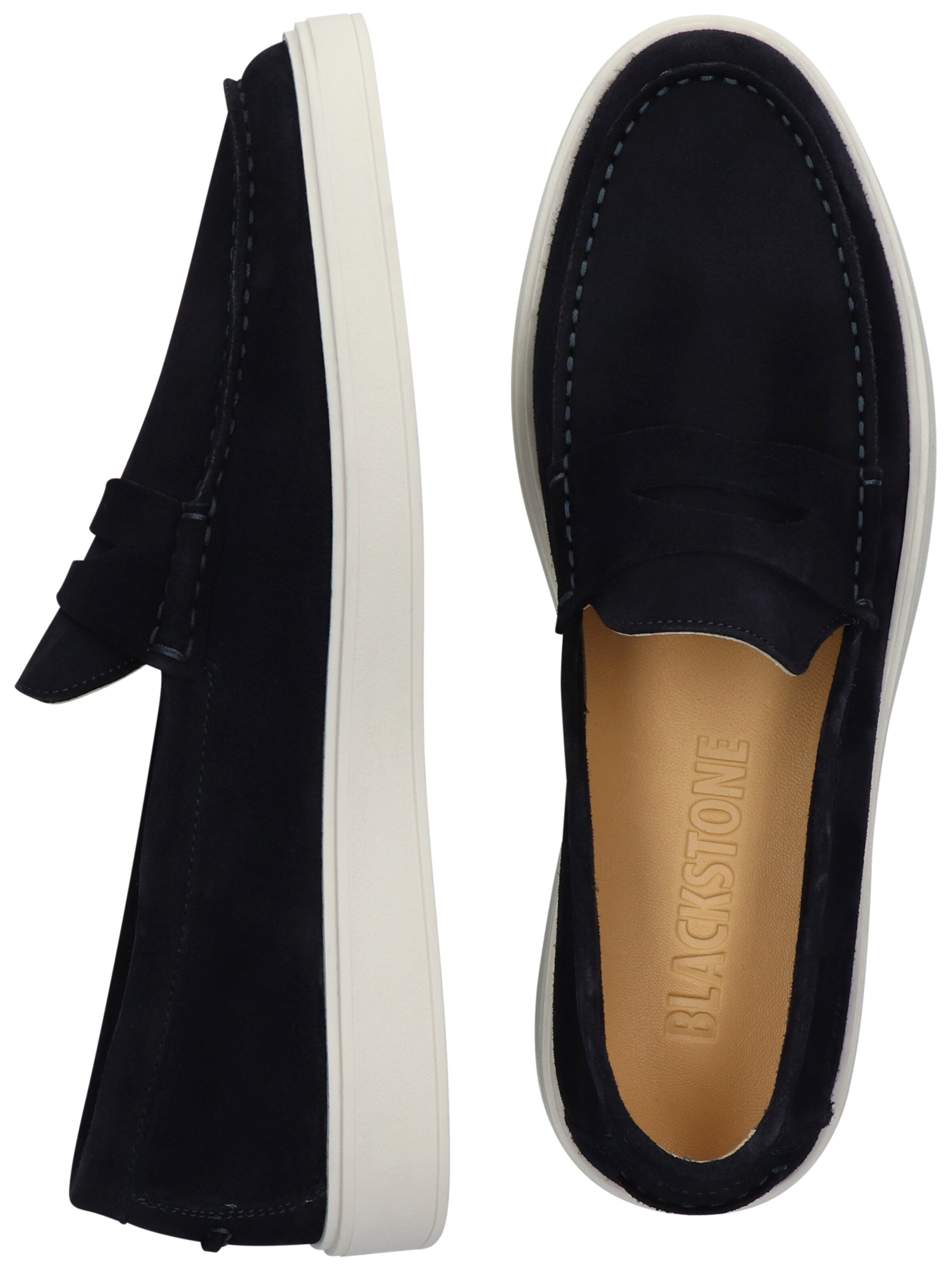 BLACKSTONE - Mocasines 'Zuko Enzo DG370' en azul