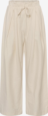 KAREN BY SIMONSEN Loosefit Hose 'KBEmery' in Beige: Vorderseite