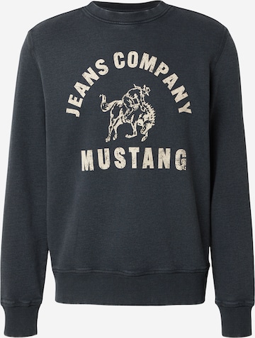 MUSTANG Sweatshirt 'Clio' in Schwarz: Vorderseite
