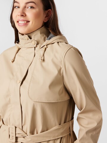 Dorothy Perkins Curve Between-Seasons Coat in Beige