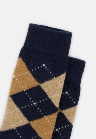 Chaussettes Boggi Milano en bleu : devant