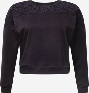 Sweat-shirt Urban Classics en noir : devant