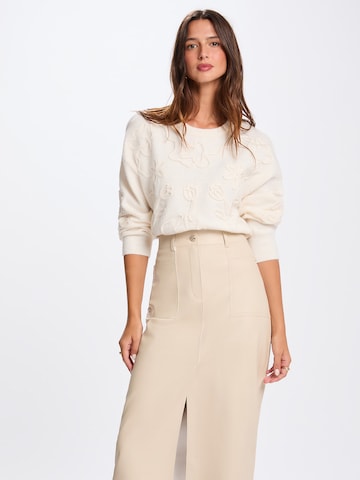 Morgan Sweater in Beige: front