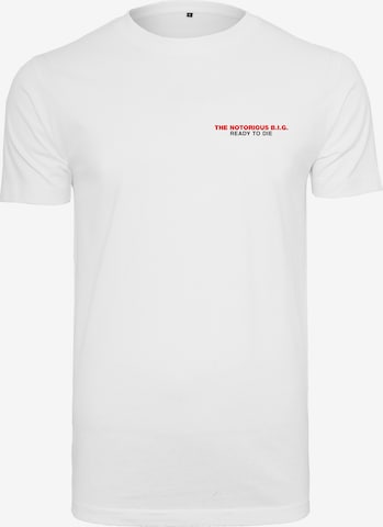 T-Shirt Mister Tee en blanc : devant