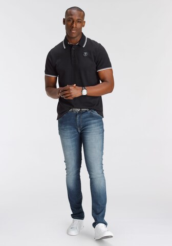 DELMAO Poloshirt in Schwarz