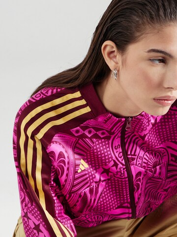 ADIDAS SPORTSWEAR Sports jacket 'Adidas x FARM Rio' in Pink