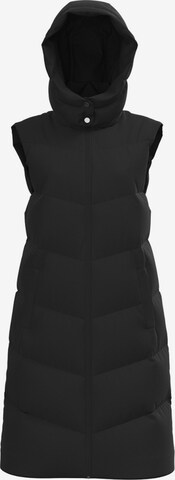 PIECES Vest 'Jamilla' in Black: front