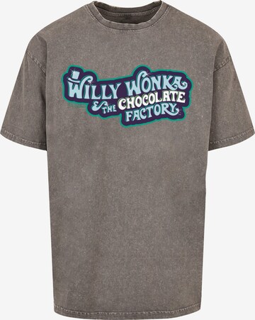 Maglietta 'Willy Wonka' di ABSOLUTE CULT in grigio: frontale
