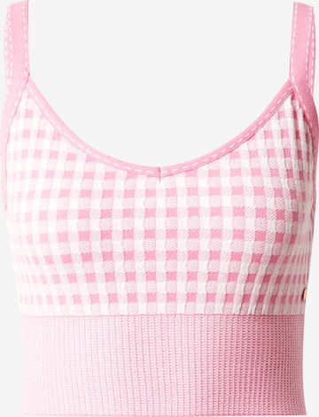 Marc Cain Knitted Top in Pink: front