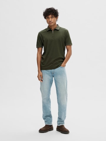 SELECTED HOMME - Camiseta 'Fave' en verde