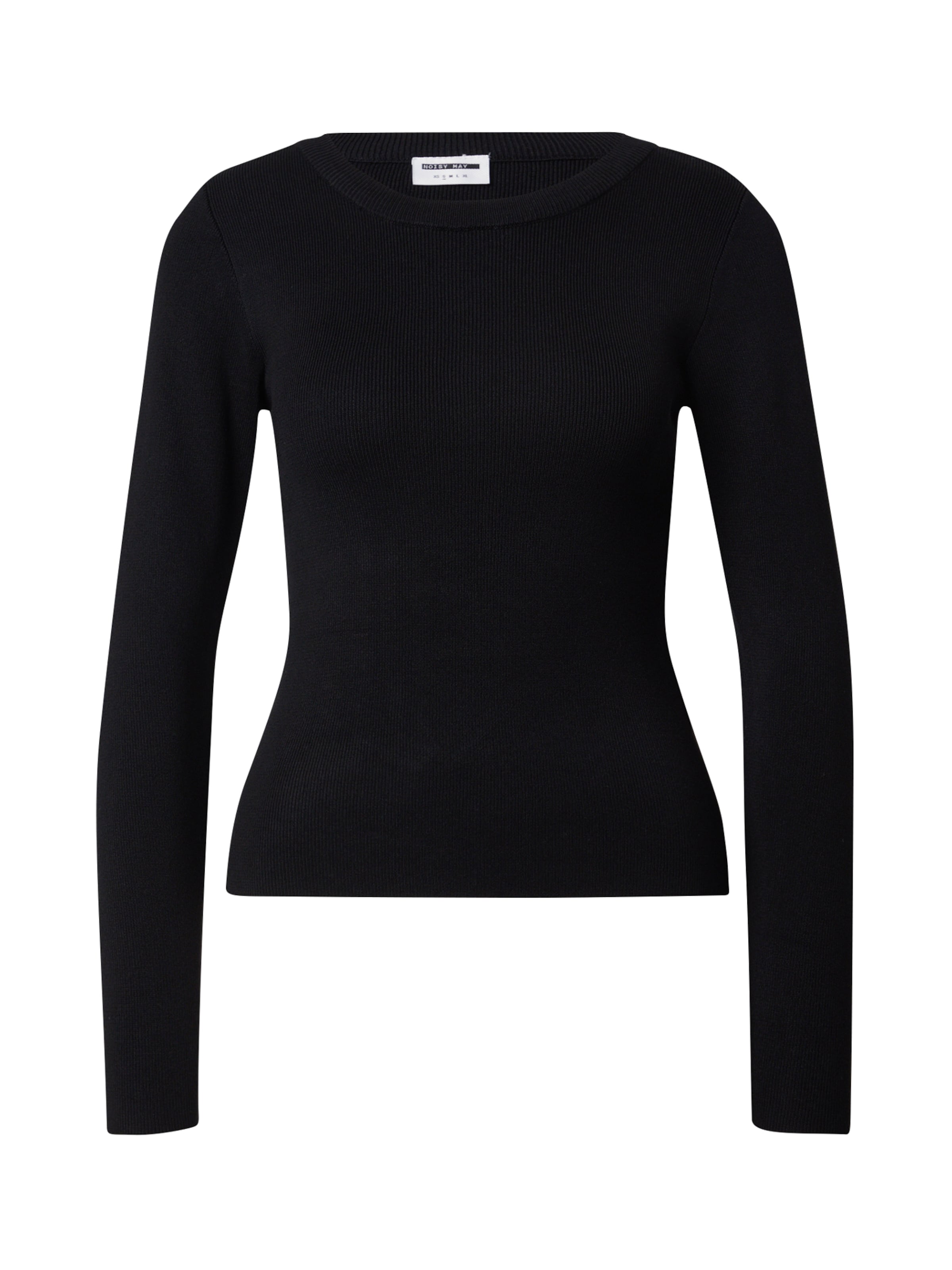 Pull-over 'NMJaz' Noisy may en noir : devant