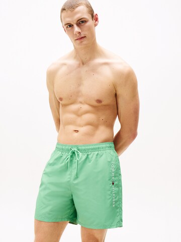Pantaloncini da bagno di Tommy Hilfiger Underwear in verde: frontale