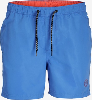 JACK & JONES Plavecké šortky 'Fiji' – modrá: přední strana