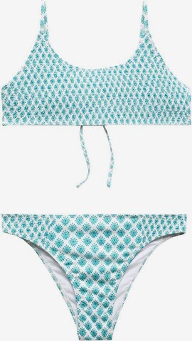 MANGO TEEN Bralette Bikini 'Candela' in Green: front