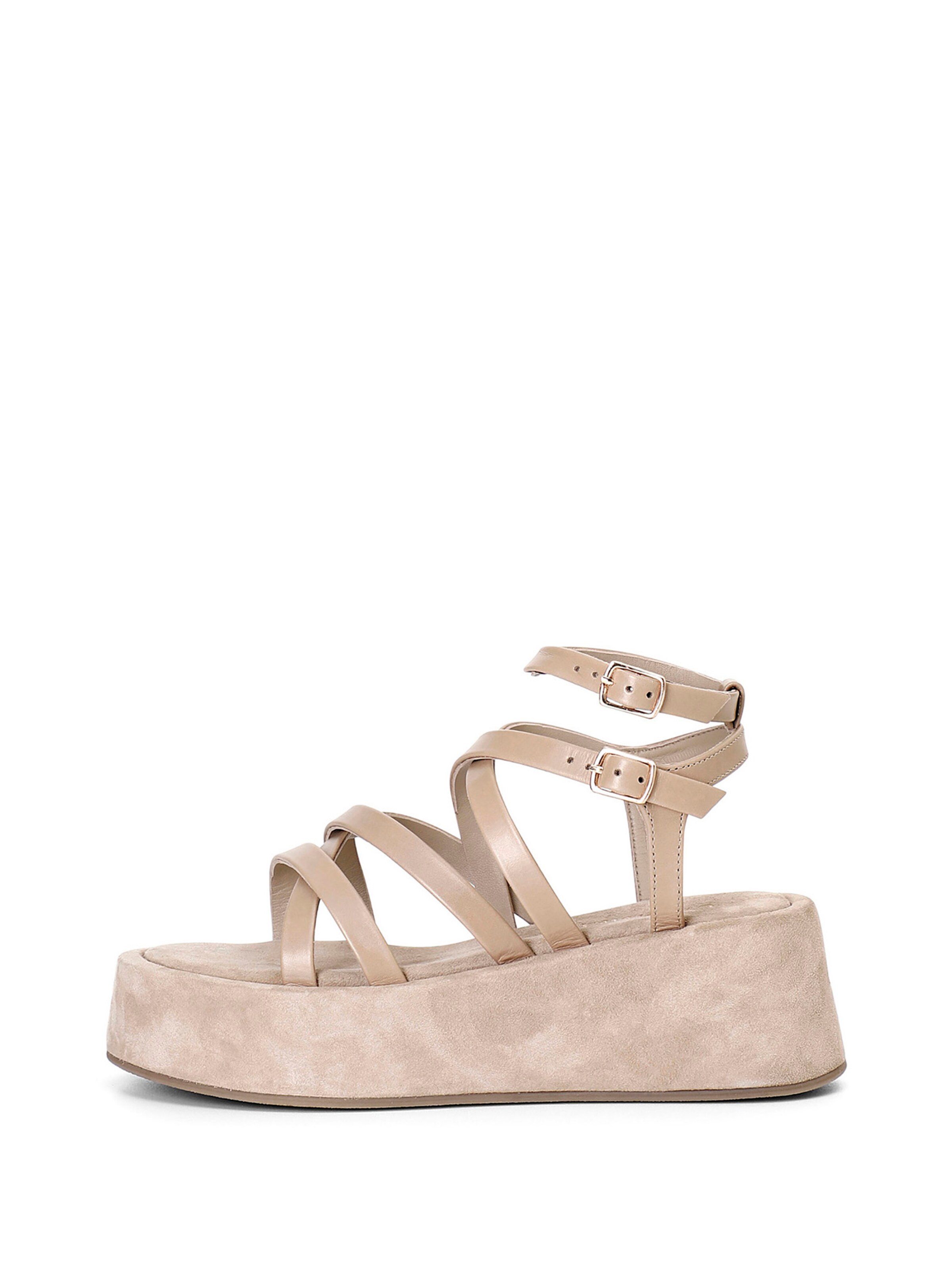 Sandalo CAFè NOIR di colore beige, Visualizzazione prodotti