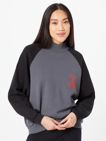 QUIKSILVER Sportsweatshirt 'UPSIDEDOWN' i grå: forside