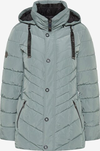 Barbara Lebek Winter Jacket in Green: front