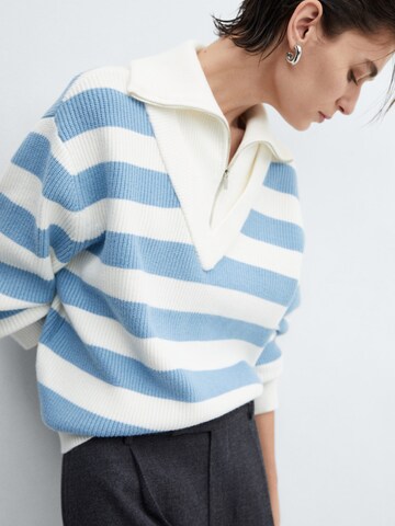 Pull-over 'EMPIRE' MANGO en bleu