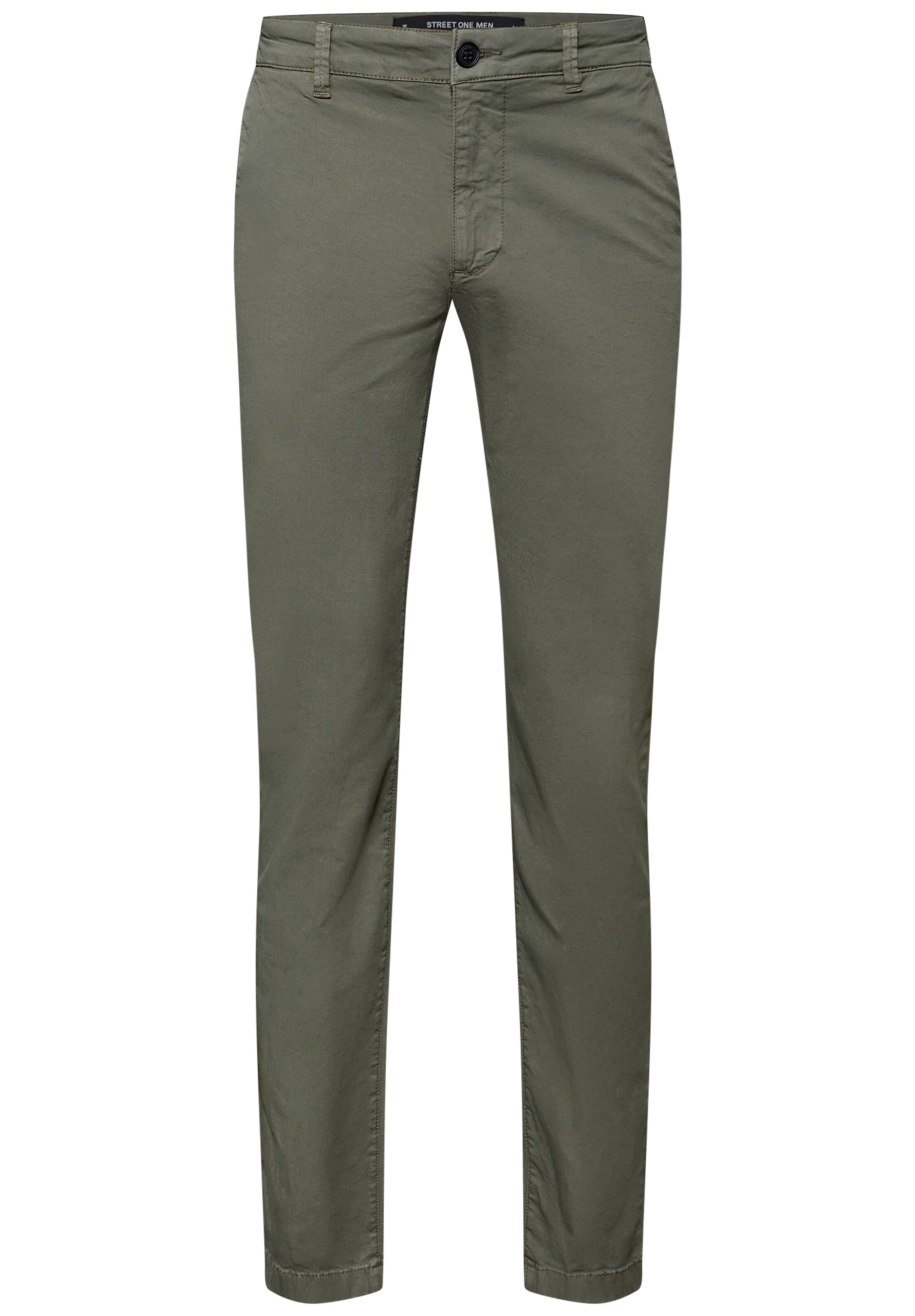 Street One MEN Chinohose in Grün: Vorderseite