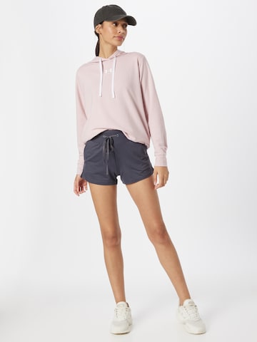 UNDER ARMOUR Sports sweatshirt 'Rival' in Pink
