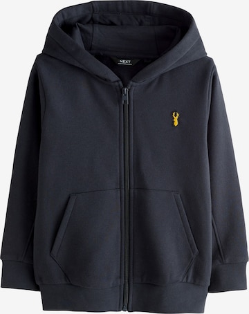 Next Zip-Up Hoodie in Blue: front