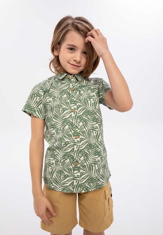 MINOTI Regular fit Button Up Shirt in Green: front