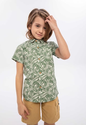 MINOTI Regular fit Overhemd in Groen: voorkant