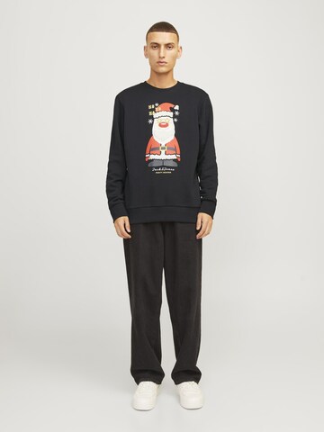JACK & JONES - Sudadera 'JJXmas Jolly' en negro