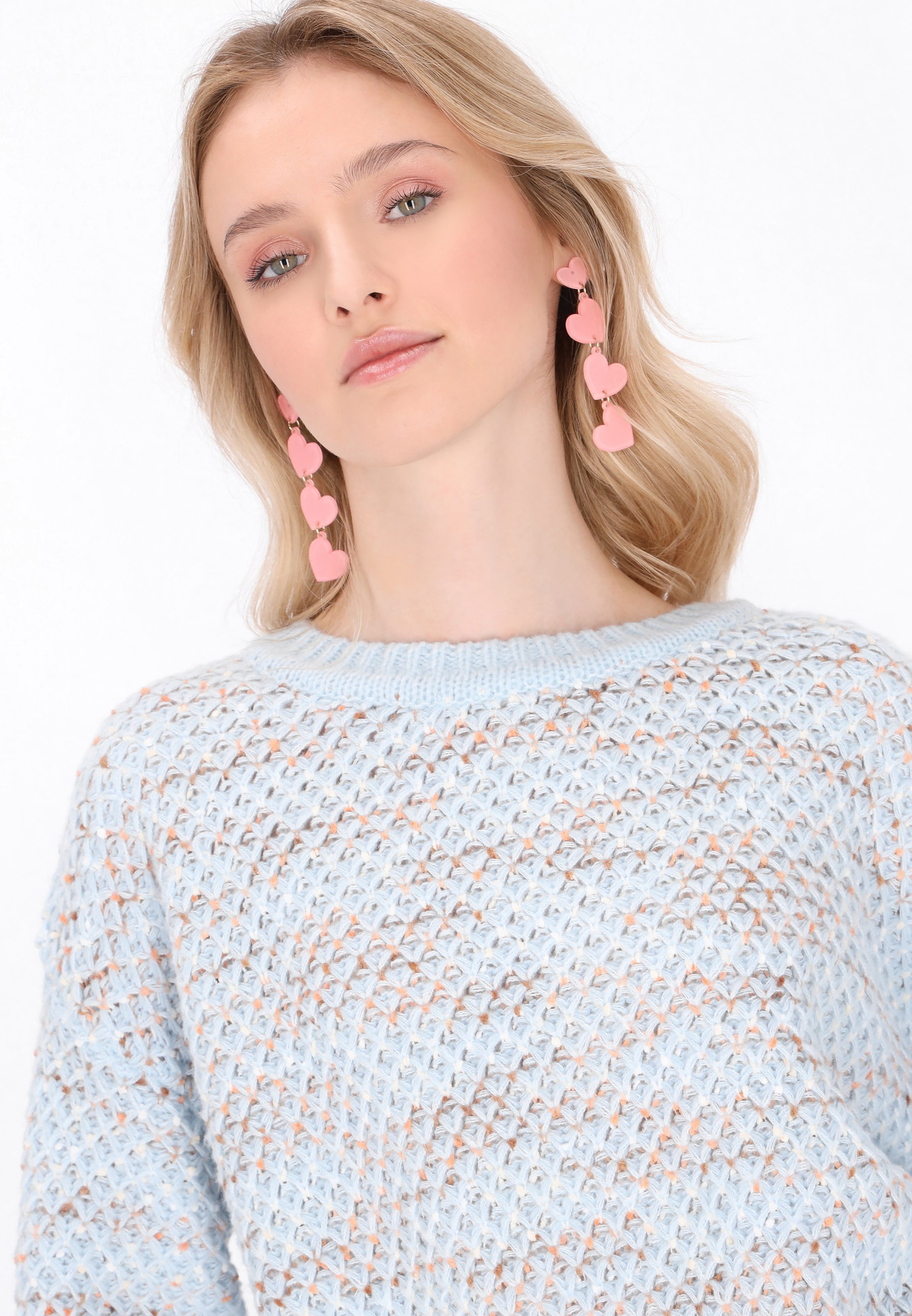 swirly Sweater in Blue