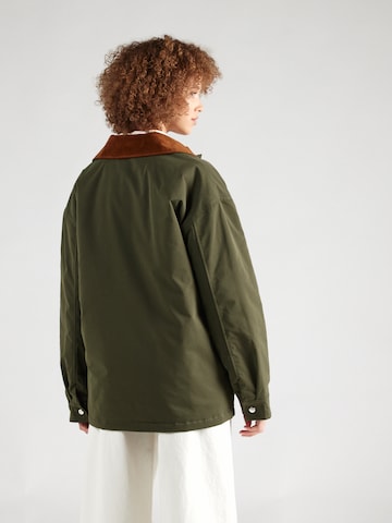 PIECES Between-Season Jacket 'MARTHA' in Green