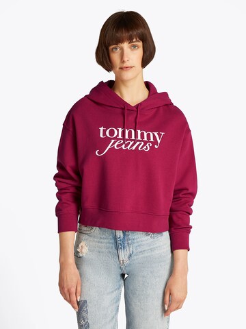 Tommy Jeans Sweatshirt in Rot: Vorderseite