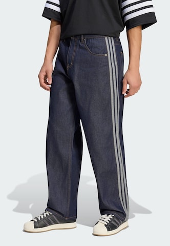 ADIDAS ORIGINALS Loosefit Džíny 'Firebird Adicolor' – modrá: přední strana