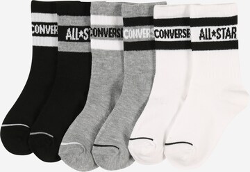 Chaussettes 'WORDMARK' CONVERSE en mélange de couleurs : devant