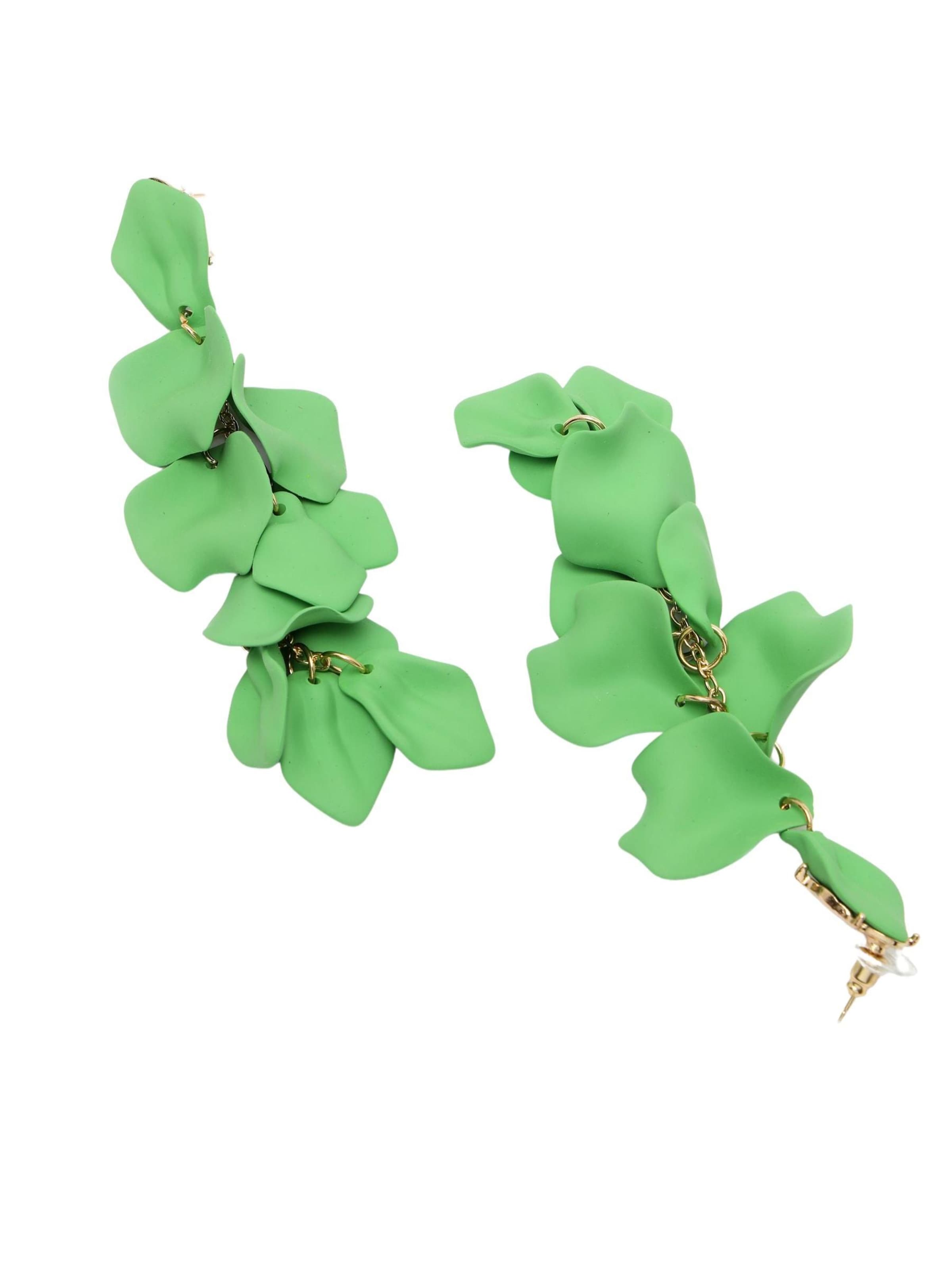 AVANT-GARDE PARIS Earrings 'Petals' in Green