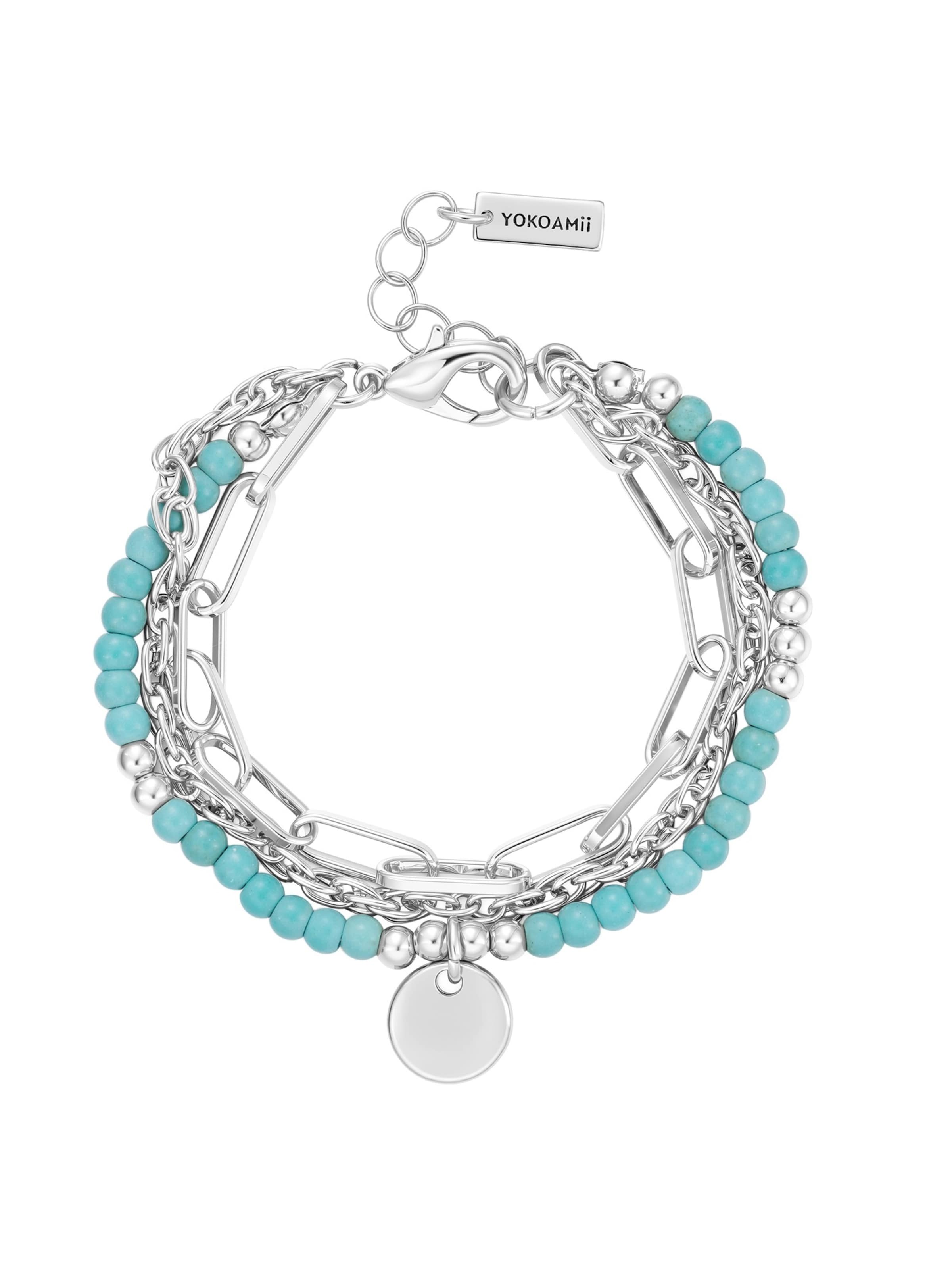 Yokoamii Armband in Silber: Vorderseite