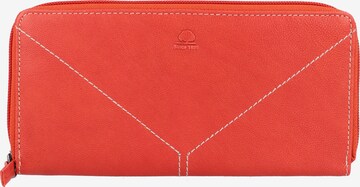 GREENBURRY Wallet 'Tumble Nappa' in Orange: front