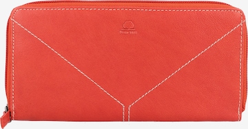 GREENBURRY Wallet 'Tumble Nappa' in Orange: front