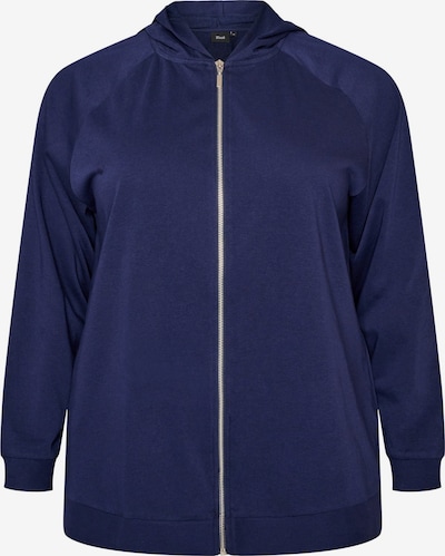 Zizzi Sportisks džemperis 'CHARLINE' pieejams XL-XXL, krāsa - zils, Preces skats
