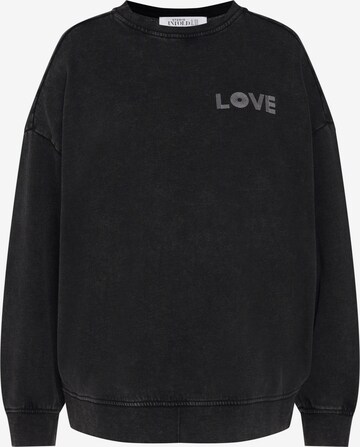 Studio Untold Sweatshirt in Black: front