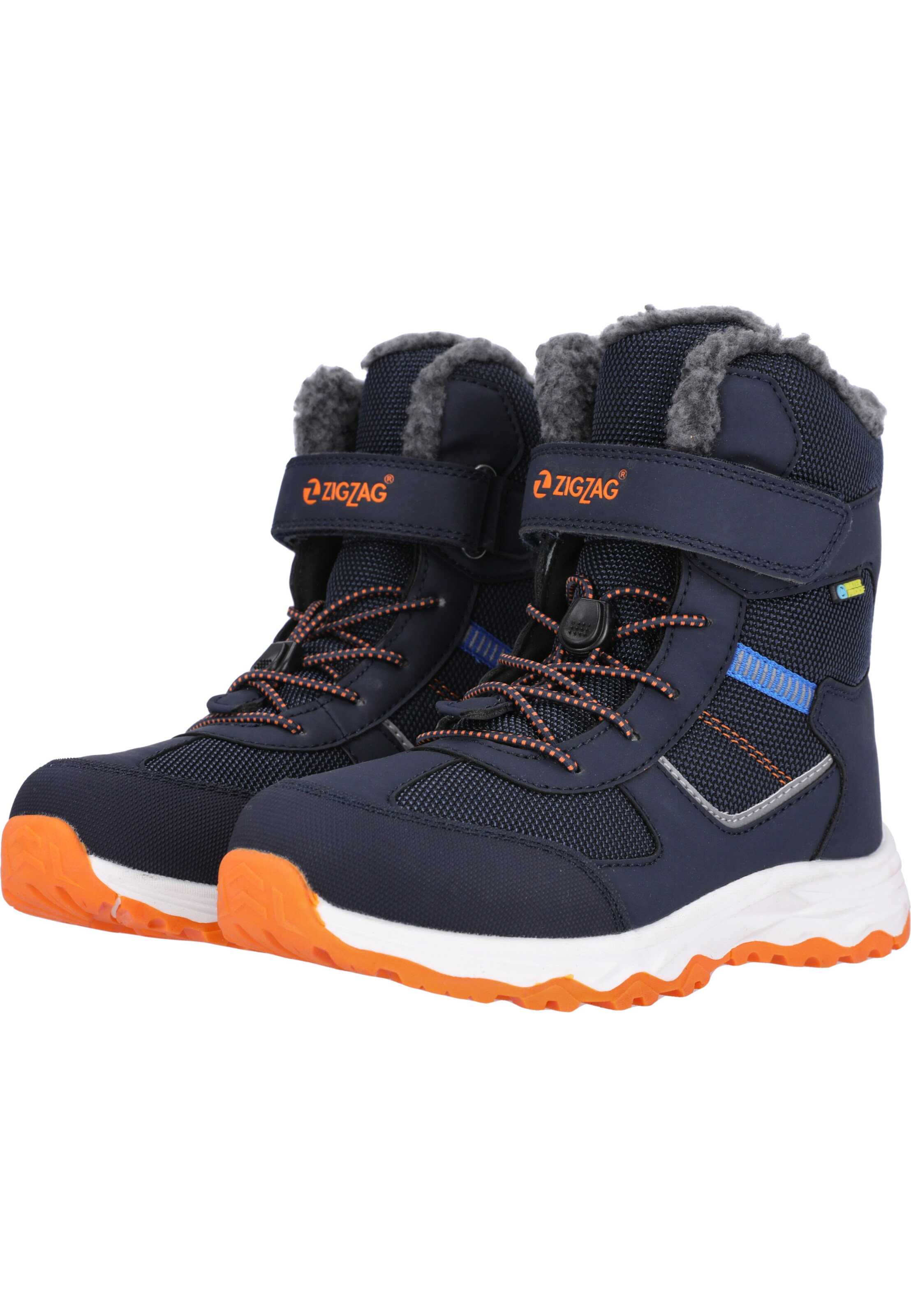ZigZag Snow Boots in Blue