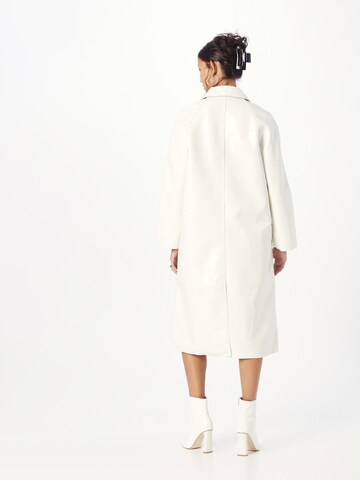 Nasty Gal Between-seasons coat in White