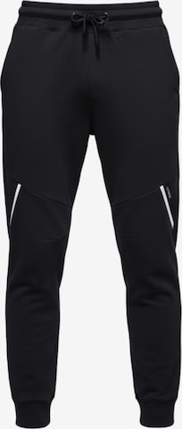 Ombre Pants in Black: front