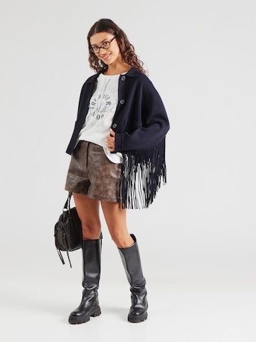 Soccx Oversized tričko – bílá