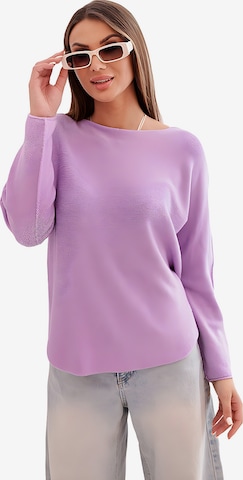 Lumera Pullover 'Vivace' in Lila: Vorderseite