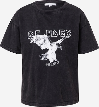 BE EDGY Majica 'Ola' u crna melange / prljavo bijela, Pregled proizvoda